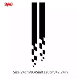 1pc Hood Car Sticker Personalized Stripe Stickers Auto Modified Body Sticker Car Accessories Decoration Covering Film