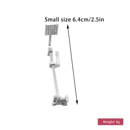 1:12 Dollhouse Bathroom Miniature Simulation Shower Top Spray Showerhead Mini Bathroom Faucet Children's Play Toys Accessories