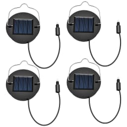2/4Pcs 600Mah Solar Panel Replacement Tops Waterproof Outdoor Lighting DIY for Garden Yard Patio Decoration Lanterns Lights