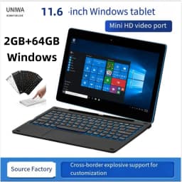 11.6'' Windows 10 T10 Tablet PC 2 in 1 Docking Keyboard 2GB DDR+64GB G12 Z8350 CPU 1366*768 IPS Touch Quad Core Dual Camera