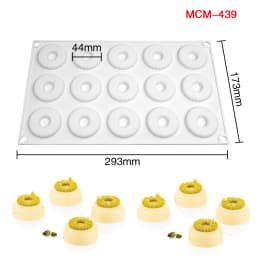 Oval Long Strip Mousse Cake Mold Silicone Pastry Mold For Sweets Cake Forms Tray DIY Homemade French Sweets Baking Mould