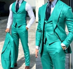 Classy Wedding Tuxedos Suits Slim Fit Bridegroom For Men 3 Pieces Groomsmen Suit Male Cheap Formal Business (Jacket+Vest+Pants