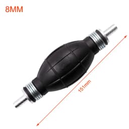 Hand Fuel Pump Line Rubber Aluminum Hand Primer Bulb diesel oil transfer petrol for Car Boat Marine Outboard 6mm/8mm/10mm/12mm