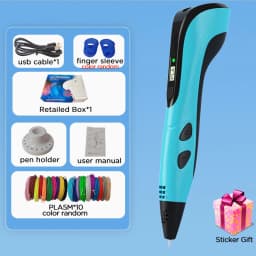 New 3D Pen 3D Printing Pen for Children 1.75mm PLA Filament DIY Drawing Birthday Christmas Gifts for Kids