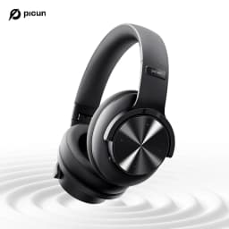 Picun B8 Bluetooth Headphones 120H Playtime Headset Wireless Bluetooth 3EQ Mode Low Latency Hands-Free Calls Over Ear Headphones