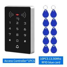 Lucking Door K8 2000 Users 125kHz / 13.56MHz RFID Keypad Stand Alone Access Control Panel Wiegand 26 Gate Door Opener DC 12V