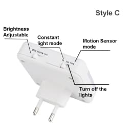 LED Motion Sensor Light Wireless Night Lamp US EU UK AU Plug Dimmable Sensor Night Lamp for Bedroom Hallway Corridor Lighting