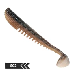 MEREDITH Awaruna Fishing Lures 8cm 9.5cm 13cm Artificial Baits Wobblers Soft Lures Shad Carp Silicone Fishing Soft Baits Tackle