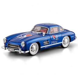 1:24 Benz 300SL Coca Cola Pepsi Cola Classic Vintage Car Alloy Diecast Model Car Sound And Light Pull Back Collection Hobby Gift