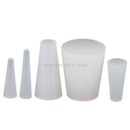 Conical Silicone Rubber Stopper HIGH TEMP Silicone Plugs Sealing Tapered Rubber Plug For Electroplating Paint