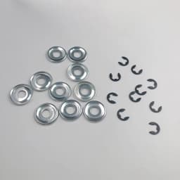 10Pcs Lawn Mower Chainsaw Clutch Drum Washer with E-Clip For Stihl MS250 MS260 MS290 MS440 MS460 MS660 for Husqvarna 362 365 371