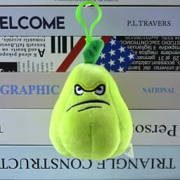 2025 New Style Plants vs Zombies Plush Pendant Cute SunFlower Peashooter Chomper Bag Keychain Decoration Stuffed Doll Kids Gift