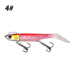 Soft Lure Vibration Jig Head Hooks 30g37g43g Artificial Bait for Perch Pike Bass Fishing Lure Sea Silicon Bait for Fishing