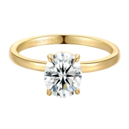 1.5-3CT Oval Cut Full Moissanite Rings for Women Sparkling 925 Sterling Silver Engagement Wedding Rings Jewelry With Certified