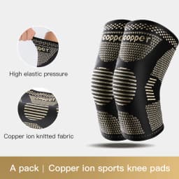 Copper Knee Brace for Arthritis Pain Support-Copper Knee Sleeve for knee pain Compression sleeve for Sports,Knee Pain Relief