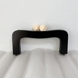 22X10 Cm Black Candy Wooden Bag Purse Frame Wood Clip Bags Handle DIY Handmade Sewing Brackets Handles for Making Handbag