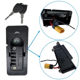 Engwe X20/X24/X26 Ebike Battery Accessories For Engwe X20 X24 X26 Seat Battery Frame Battery Cable Discharger Port Battery Tongs