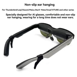 4Pcs Ear Hook Grip for Ray Ban Meta RayNeo Xreal Anti Slip Elastic Silicone Eyeglass Holder for Smart Glasses Retainers