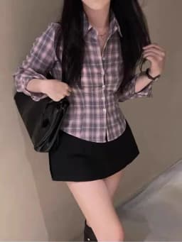 High Waist A-Line Skirt Suit Black Women's Korean Style Belted Half-length Skirt Commute Standard Fit Summer Collection