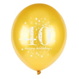 5Pc Happy Birthday Decoration Gold Rose Black 16 18 30 50 60 70 80 90 Years Birthday Party Digital Ballon Latex Party Supplies