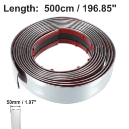 3M/5M Exterior Car Chrome Body Strip Bumper Auto Door Protective Moulding Styling Trim Sticker 6MM 8MM 10MM 12MM 15MM 20MM 30MM