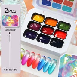 UR SUGAR 9 Colors 4 In 1 Pat Painting Gel Y2K Gradient Blush Color Semi Permanent Soak Off UV&LED Gel Nail Art Creation Salon DI
