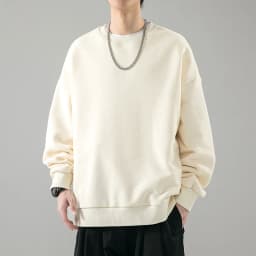 Spring Autumn O Neck Sweatshirts Men Solid Streetwear Y2K Pullover Hoodies Male Fashion Hip Hop Vintage Hoodie Mens Clothing
