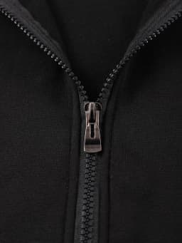 Autumn Winter Zip-Up Hoodie Solid Casual Outwear Comfy Fashion Sweatshirts Fleece Street Veste Loose Oversize Top Soft lothes