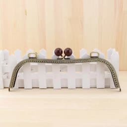 1PCS 26cm Antique Bronze M Shape Embossed Candy Bead Big Metal Purse Frame Bag Kiss Clasp Handle DIY Accessories