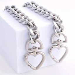 Heart Shape Purse Extender Chain for Metal Handbag Replacement Purse Chain Strap Shoulder Strap DIY