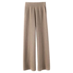 2024 New Autumn and Winter Solid Color Knitted Women's Wide-Leg Pants Thickened Casual Pants Temperament Commute Slimming