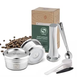 Reusable Capsule Pod For Delta Q NDIQ7323 Coffee Machine Stainless Steel Refillable Coffee Filters Cup Coffee Accessories