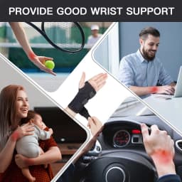 1Pcs Carpal Tunnel Wrist Brace, Adjustable Wrist Splint Hand Brace, Relief And Treatment Of Arthritis Tendonitis Pain Relief