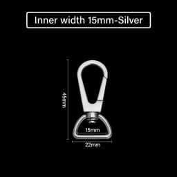 CRAZYSMITH Metal Bag Strap Spring Clip Buckles Lobster Clasp Carabiner Snap Hook DIY KeyChain Handbags Hardware Bag Accessories