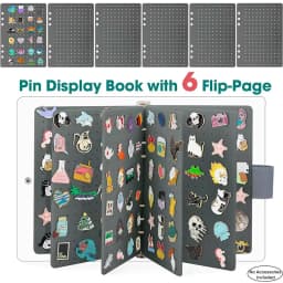 Felt Brooch Pin Display Storage Book DIY Badge Charms Organizer Booklet Badges Chest Souvenir Album Pin Holder Collection Gift