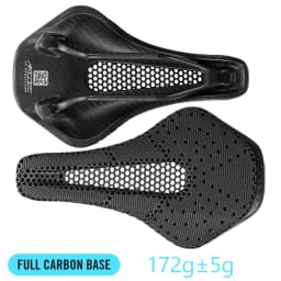 RYET Full Carbon Saddle 3D Printed Bicycle Saddle Ultralight Hollow Comfortable Breathable MTB/Road 150MM Bike Cycling Seat Part