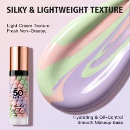 SPF 50 Primer for Face Before Makeup Sun 3 In 1 Color Corrector Face Primer Oil Control & Moisturizing Skin Tone Correcting