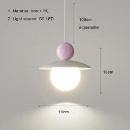Nordic LED Pendant Light Cream Style Modern Hanging Lamp Indoor Lighting Room Decor Chandeliers For Living Room Bedside Bedroom