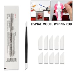 DSPIAE PT-WP Double Head Wiping Rod Water Wash Revival Stain Removal Tool Traceless Cleaning for Models
