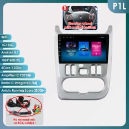 360Camera 2Din Android 13 Car Radio For Renault Logan Sandero/Lada Largus Car Multimedia GPS Carplay Intelligent autoradio SWC
