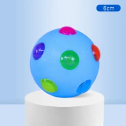 Hot Selling Small Dog Flash Pet Ball TPR Three Color Glowing Elastic Ball Training Interactive Throwing Dog Ball Dog Toys For