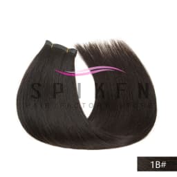SPIKFN Long Tape Weft Human Hair Extensions Invisible Inject PU Skin Flat Weft Hair Bundles 80-100g Sewing In Micro Links Hair