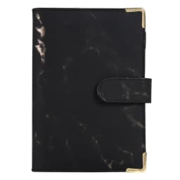 A5 A6 White Black Color Marble Binder DIY Binder Only Cover Diary Agenda Planner Paper Cover School Stationery