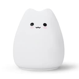 LED Colorful Night Light Animal Cat Silicone Soft Cartoon Baby Nursery Lamp for Gift Dropshipping