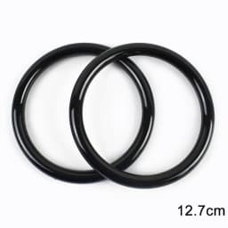 2/4/10Pcs Deepeel Acrylic Transparent Bag Handle Plastic Circle Ring Frame Handbag Replace Handles Woven-bag Brackets Accessory