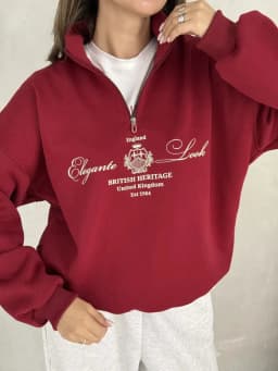 Vintage British Style Lapel Shirts Zipper Turn-down Collar Sweatshirt Loose Leisure Autumn Elegant Women Large Size Streetwear