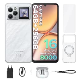 Doogee M30 Pro Smartphone 6.88" Display 8000Mah Battery 1.3" Rear Display 64Gb(8+56) 256Gb 64Mp Camera Android 16 Mobile Phone