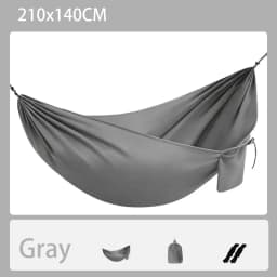 Portable Hanging Hammocks Single Person for Travel Beach Outdoor Camping Colorful High Strength Parachute Fabric Bed Storage Bag