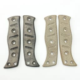 1pair Micarta Blade Handle Patch for BM Fixed Admas 375 Knife Folding With 5 Pairs Brass Screws Knife Patch Material DIY Parts