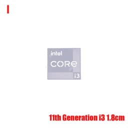 DIY Eleventh Generation 11th Generation Core I9 EVO I7 I5 Win10 Computer Sticker Notebook Label Laptop Metal Sticker